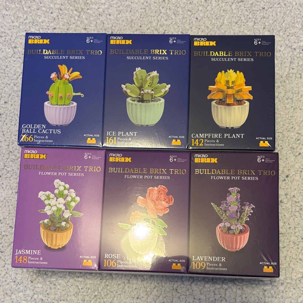 Micro Brix Buildable Plant Set